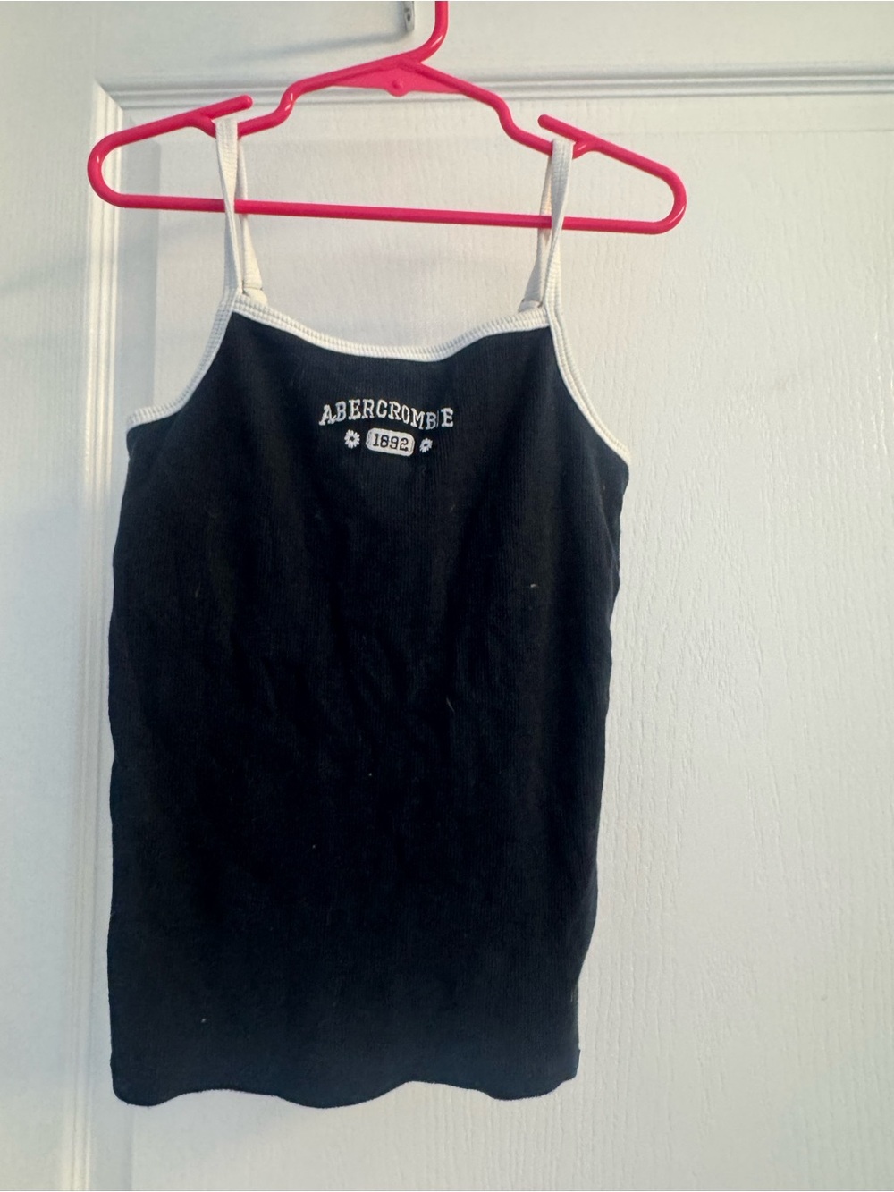 abercrombie kids Black Tank with White Trim - kids 9/10
